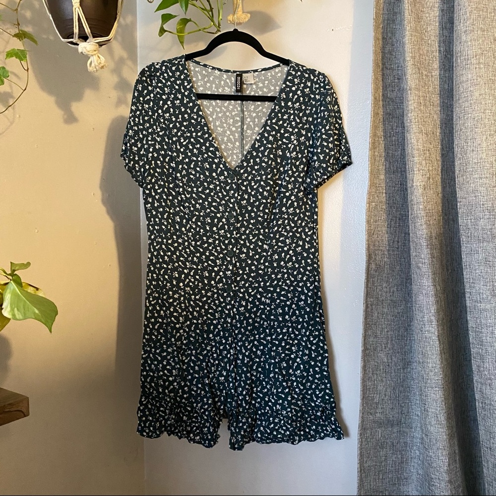 HM Floral Dress with Buttons